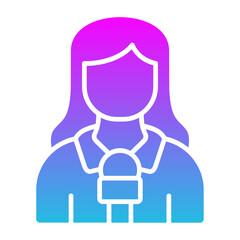 Obraz premium Journalist Icon