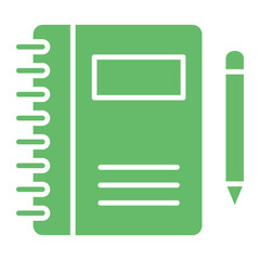 Fototapeta premium Notebook Icon