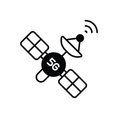 Satellite vector icon