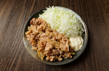 豚肉のしょうが焼き
