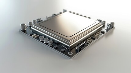 CPU i3 4370 on white background