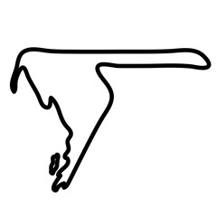 Dakhlet Nouadhibou map illustration