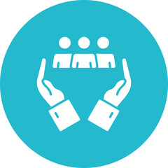 Fototapeta premium Teamwork Icon