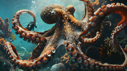 Obraz premium Large octopus&nbsp;