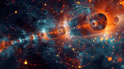 An abstract depiction of tangled timelines intersecting and overlapping, creating a visual representation of the intricate web of cause and effect in time-travel scenarios.