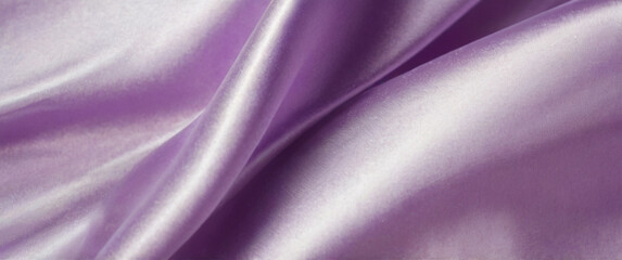 Fototapeta premium Silk background cloth purple texture sheet curtain bed beauty fabric abstract wedding luxury.