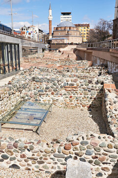 Sofia, Bulgaria, March 30, 2023; Ancient Serdika: excavations in Sofia