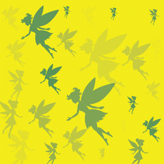 Fairy Silhouette Pattern
