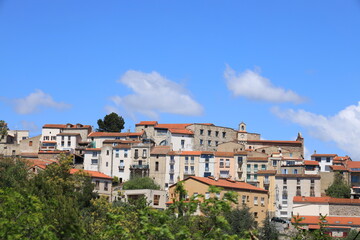 B&eacute;lesta , a hillside village in Pyr&eacute;n&eacute;es-Orientales department, southern France