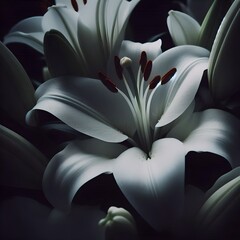 Obraz premium A Floral Collection: Enchanting, Radiant, Mystical, Cinematic, Artistic, and Striking.