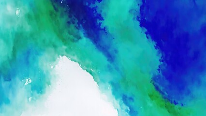 Abstract watercolor paint background by Maroon color blue and green with liquid fluid texture for background