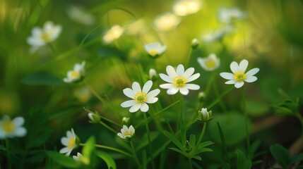 Small petaled flowers