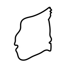 cabo delgado map illustration