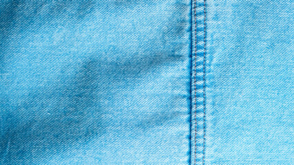 Blue jeans fabric with detailed texture