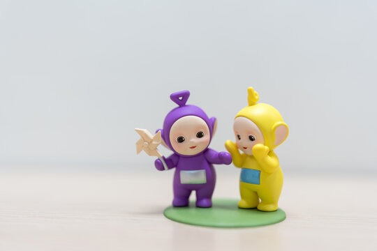 Bangkok, Thailand - May 29, 2024 : Teletubbies Companion Series Figures. POP MART