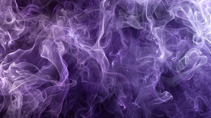 Mystical amethyst smoke forming intricate patterns, perfect for fantasy artwork,