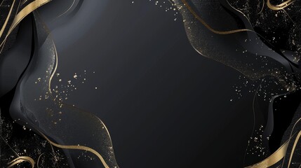 Luxurious Abstract Gold Accent Shiny Silk Foil Metal Material Texture Background
