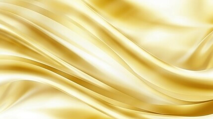 Fototapeta premium Luxurious Abstract Gold Accent Shiny Silk Foil Metal Material Texture Background 