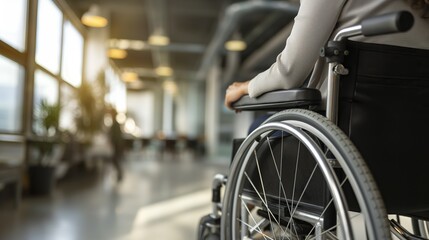 Obraz premium person in wheelchair