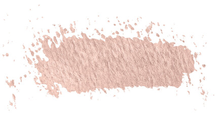 Pink gold paint stroke pattern transparent png