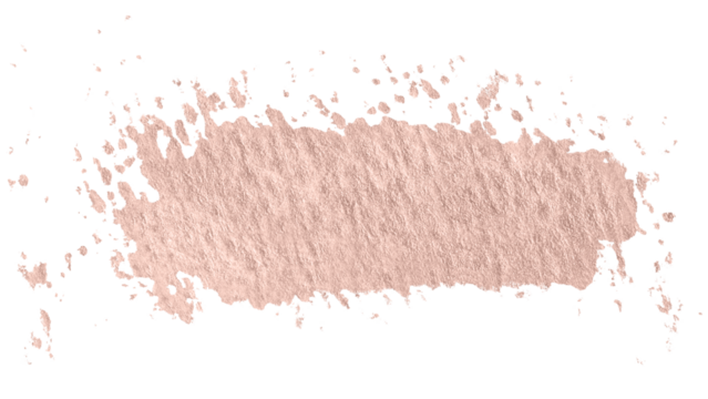 Pink gold paint stroke pattern transparent png