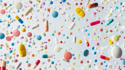 Drug safety, close-up photography