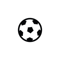 Obraz premium simple soccer ball vector logo symbol