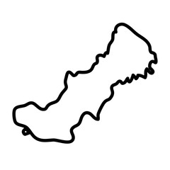 Kambia map illustration