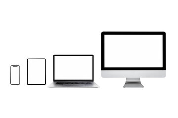 Multi devices png mockup responsive web design showcase