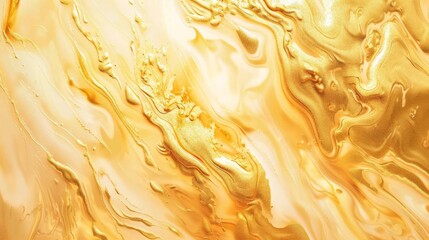 Premium Luxurious Abstract Gold Accent Shiny Silk Foil Metal Material Texture Background
