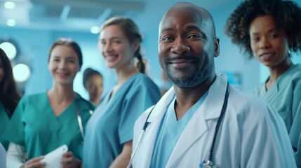 Fototapeta premium A team of medical professionals