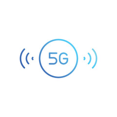 5g vector icon