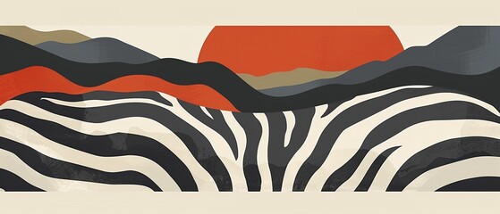 Beautiful zebra skin pattern, closeup, digital sketch, detailed linework, monochromatic, high detail - Powered by Adobe