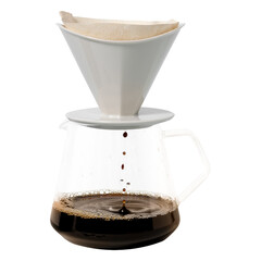 Coffee drip png, food, transparent background