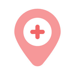 Fototapeta premium Get this creative icon of add location in editable style