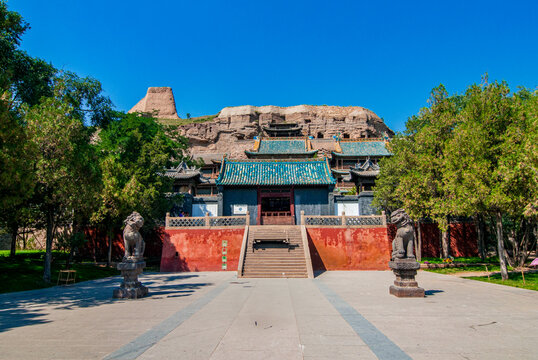 The Yungang Grottoes, ancient Buddhist temple grottoes, UNESCO World Heritage Site, Shanxi, China