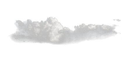 Clouds isolated on white background