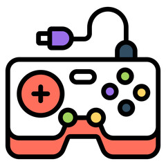 Modern design icon of gamepad

