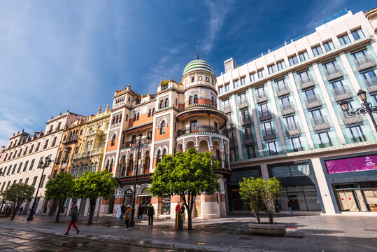 Edificio de La Adriatica, Seville, Andalusia, Spain