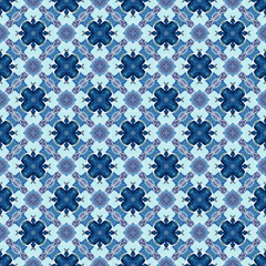 Ikat ethnic seamless pattern design. Geometric ethnic traditional design for background, wallpaper, carpet, clothing, batik, textile, embroidery, sarong