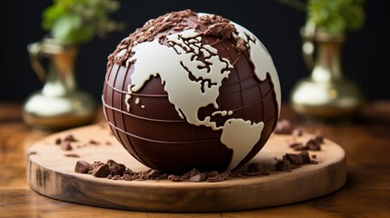 chocolate globe