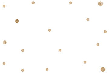 Gold dots png transparent background