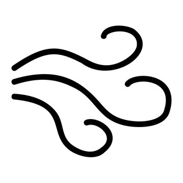 recommend clip art: wind outline style icon