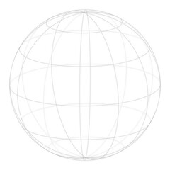 Global network png technology icon in gray