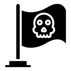 Premium design icon of terrorist flag

