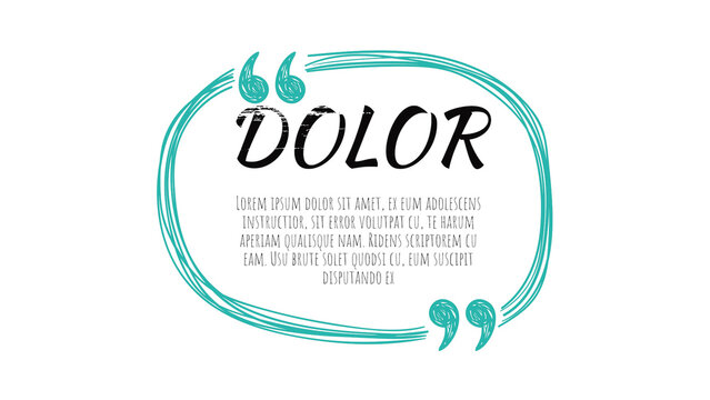 Hand Drawn Quote Titles