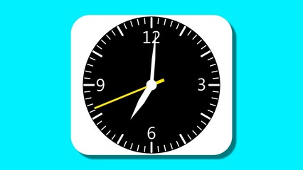 clock icon isolated on white background