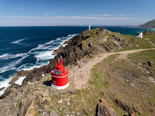 Ruta de los Faros de Cabo Home, Punta Robaleira y Punta Subrido en Galicia