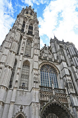 Fototapeta premium Anversa, la cattedrale di Nostra Signora - Fiandre, Belgio 