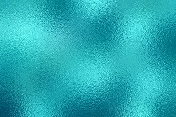 Teal green foil texture background with glass effect vector illustration for web use.